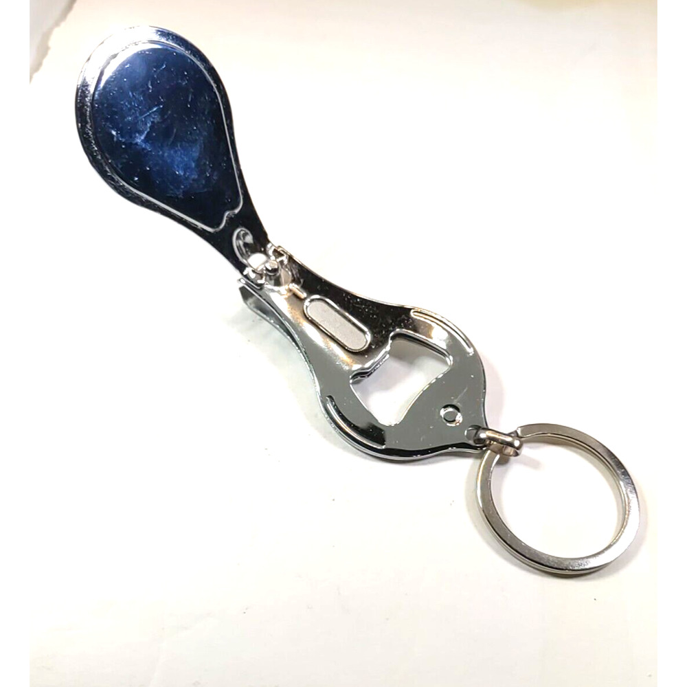La Dama Finger Nail Clippers File Keychain Bottle Opener - Picture 3 of 9